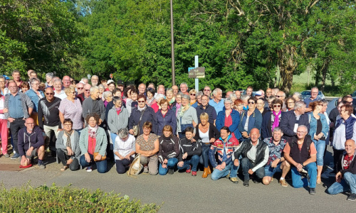 Photo de groupe avant le départ