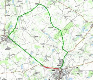 Travaux d’assainissement les Achards – route fermée
